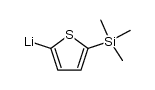 5-(trimethylsilyl)-2-thiophenyl lithium Structure