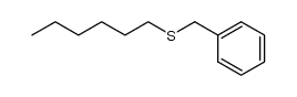 benzyl n-hexyl sulfide Structure