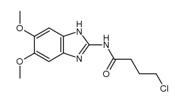 4-chloro-N-(5,6-dimethoxy-1H-benzo[d]imidazol-2-yl)butanamide Structure
