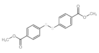 双(对苯甲酸甲酯)二硫化物结构式