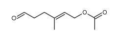 (E)-6-acetoxy-4-methyl-4-hexenal结构式
