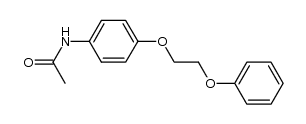 N-(4-(2-phenoxyethoxy)phenyl)acetamide结构式