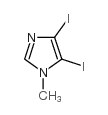 4,5-二碘-1-甲基-1H-咪唑结构式