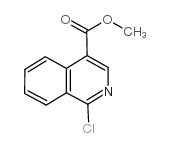 1-氯-4-异喹啉羧酸甲酯结构式