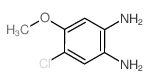 4-Chloro-5-methoxybenzene-1,2-diamine结构式
