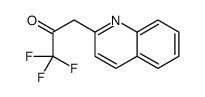 1,1,1-Trifluoro-3-(2-quinolinyl)acetone Structure