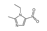 1-ethyl-2-methyl-5-nitro-1H-imidazole Structure