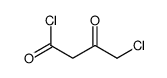 4-chloro-3-oxobutanoyl chloride Structure