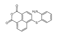 4-(2-aminophenyl)thio-1,8-naphthalic anhydride结构式