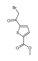 5-(2-BROMO-ACETYL)-THIOPHENE-2-CARBOXYLIC ACID METHYL ESTER Structure