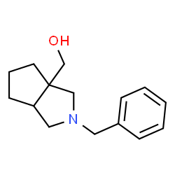 (2-苄基六氢环戊[C]吡咯-3A(1H)-基)甲醇结构式