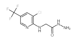 2-{[3-氯-5-(三氟甲基)-2-吡啶基]-氨基}乙酰肼结构式