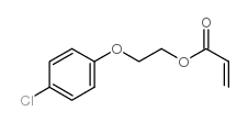 2-(4-chlorophenoxy)ethyl prop-2-enoate Structure