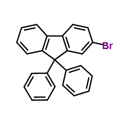 2-Bromo-9,9-diphenylfluorene structure