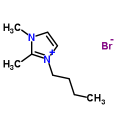 1-丁基-2,3-二甲基咪唑溴盐结构式