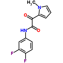 N-(3,4-Difluorophenyl)-2-(1-methyl-1H-pyrrol-2-yl)-2-oxoacetamide Structure
