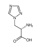 3-(1,2,4-Triazol-1-yl)-L-alanine Structure