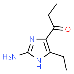 1-Propanone,1-(2-amino-5-ethyl-1H-imidazol-4-yl)- (9CI)结构式