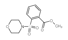 2-(吗啉磺酰基)苯甲酸甲酯结构式