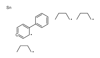 tributyl-(4-phenylphenyl)stannane Structure