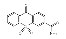 9-氧-9H-硫代呫吨-3-甲酰胺10,10-二氧化物结构式