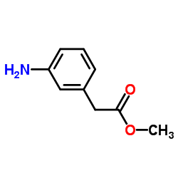 Methyl 2-(3-aminophenyl)acetate Structure