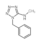 1-benzyl-N-methyl-tetrazol-5-amine结构式