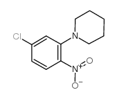 1-(5-氯-2-硝基苯基)哌啶结构式