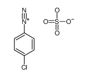 4-chlorobenzenediazonium,hydrogen sulfate Structure