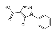 5-chloro-1-phenylpyrazole-4-carboxylic acid Structure