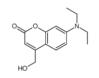 7-(二乙氨基)-4-(羟甲基)香豆素结构式