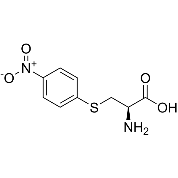 S-(4-nitrophenyl)-L-cysteine structure