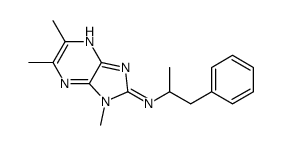 3,5,6-trimethyl-N-(1-phenylpropan-2-yl)imidazo[4,5-b]pyrazin-2-amine Structure