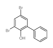 [1,1'-Biphenyl]-2-ol,3,5-dibromo-结构式