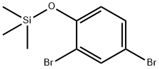 [(2,4-Dibromophenyl)oxy]trimethylsilane Structure
