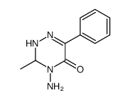 4-amino-3-methyl-6-phenyl-2,3-dihydro-1,2,4-triazin-5-one Structure