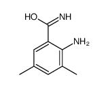 2-amino-3,5-dimethylbenzamide结构式