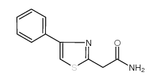 2-(4-苯基-1,3-噻唑-2-基)乙酰胺结构式