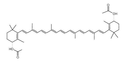 4,4'-diacetoxy-β,β-carotene结构式
