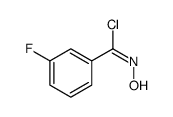 ALPHA-CHLORO-3-FLUOROBENZALDOXIME Structure