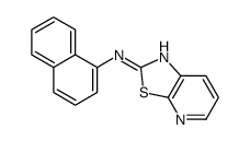 N-naphthalen-1-yl-[1,3]thiazolo[5,4-b]pyridin-2-amine结构式