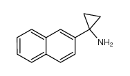 1-(萘-2-基)环丙烷胺结构式