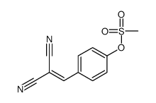 [4-(2,2-dicyanoethenyl)phenyl] methanesulfonate结构式