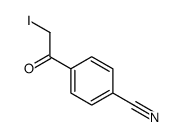 4-(2-iodoacetyl)benzonitrile结构式