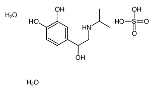 DL-异丙肾上腺素半硫酸盐结构式