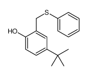4-tert-butyl-2-(phenylsulfanylmethyl)phenol Structure