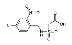 2-[(4-chloro-2-nitrophenyl)methylsulfamoyl]acetic acid结构式