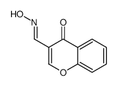 3-(hydroxyiminomethyl)chromen-4-one Structure