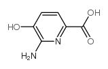 6-氨基-5-羟基-2-吡啶羧酸结构式