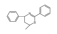 (4R,6S)-6-methyl-2,4-diphenyl-5,6-dihydro-4H-1,3-thiazine结构式